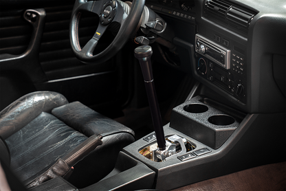 E30 "PRO" Self Centering Chassis Short Shifter-Shifters-grip-drift-Black Anodized-Tall-Delrin Vintage-Garagistic-bmw