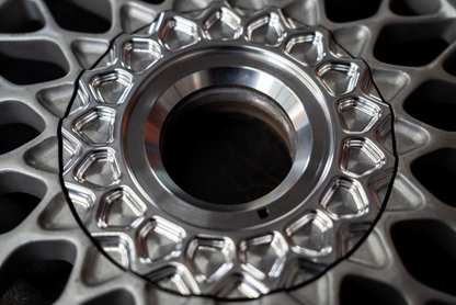 BBS RS Aluminum Waffle Plate 09-24-028 Center Caps 09.24.028, 0924028, 09 24 028