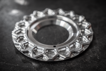 BBS RS Aluminum Waffle Plate 09-24-028 Center Caps 09.24.028, 0924028, 09 24 028