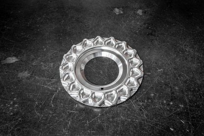 BBS RS Aluminum Waffle Plate 09-24-028 Center Caps 09.24.028, 0924028, 09 24 028-Wheel Accessories-grip-drift-Garagistic-bmw