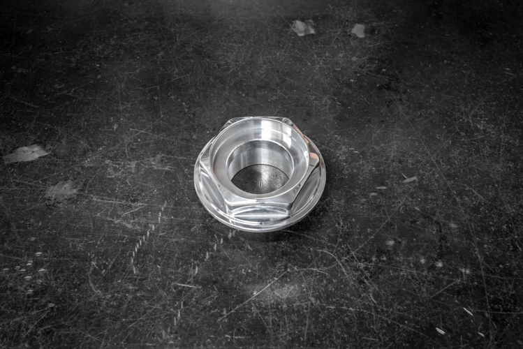 BBS RS Replacement Large Thread (72mm) Hex Nuts - Billet Aluminum