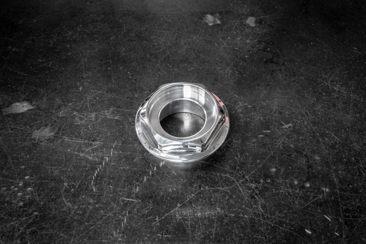 BBS RS Replacement Large Thread (72mm) Hex Nuts - Billet Aluminum-Wheel Accessories-grip-drift-72mm-1/2 Height-Garagistic-bmw