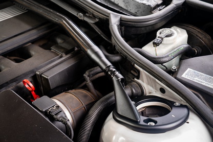 BMW E46 3 Series LTW Front Strut Bar - 323, 325, 328, 330, ZHP-Strut Bars-grip-drift-Bare-Front Brace Only-No Thanks-Garagistic-bmw