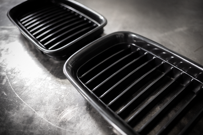 Garagistic - E36 (92-95) Matte Black Kidney Grille Set - 51138122237, 51138122238