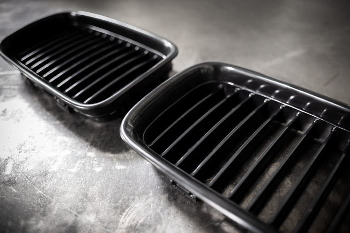 Garagistic - E36 (92-95) Matte Black Kidney Grille Set - 51138122237, 51138122238
