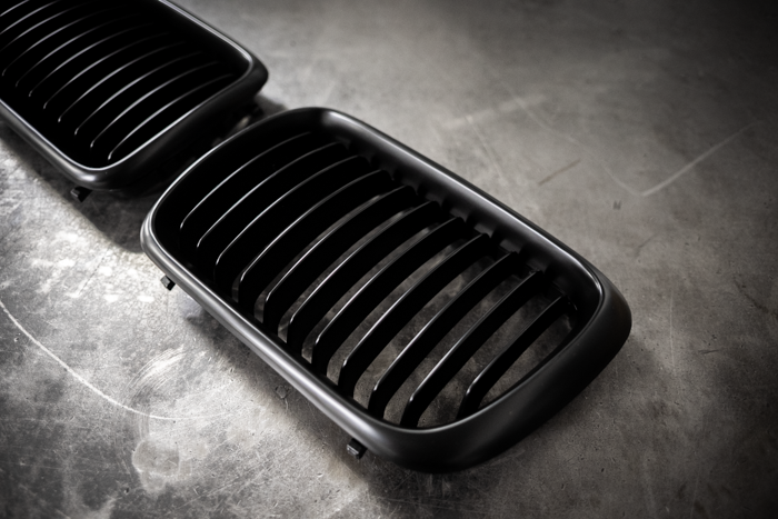 Garagistic - E36 (96-99) Matte Black Kidney Grille Set - 51138195151, 51138195152