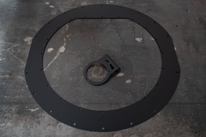 E30 Spare Tire Radium Fuel Cell Mounting Kit