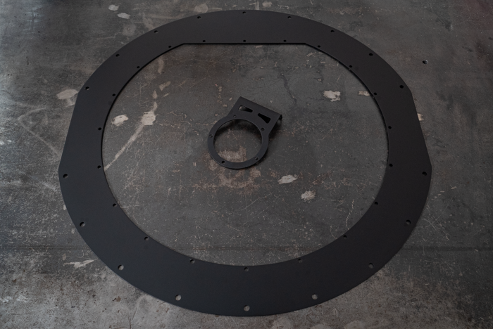 E30 Spare Tire Radium Fuel Cell Mounting Kit