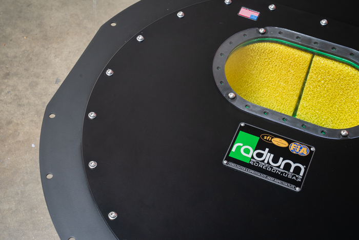 E30 Spare Tire Radium Fuel Cell Mounting Kit