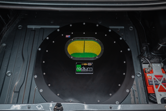 E30 Spare Tire Radium Fuel Cell Mounting Kit