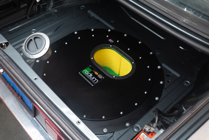 E30 Spare Tire Radium Fuel Cell Mounting Kit