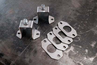 BMW E30 Euro Front Bumper Brackets - 318, 320, 325 - 51111888122