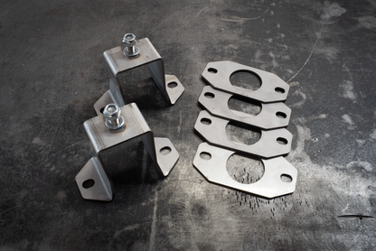 BMW E30 Euro Front Bumper Brackets - 318, 320, 325 - 51111888122