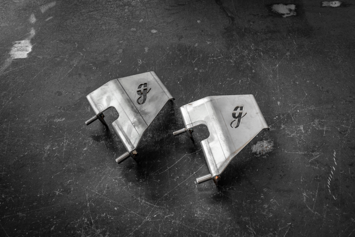 BMW E30 Euro Rear Bumper Brackets - 318, 320, 325 - 51121916597