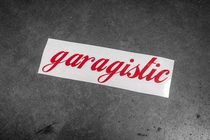 Garagistic Stickers-Merch and Apparel-grip-drift-Red-Garagistic-bmw
