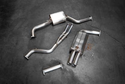 Mercedes 190E 16v (W201) 16v Full Exhaust System-Exhaust Parts-grip-drift-No-Garagistic-bmw