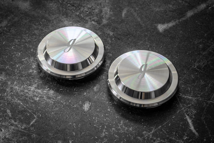 Billet Aluminum Front Wheel Bearing Dust Caps (5-Lug) - 31206777789