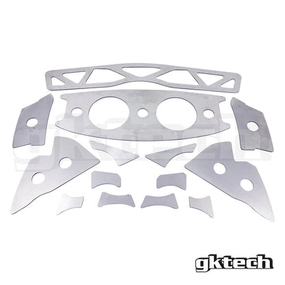 GKTECH - Toyota JZX90 & JZX100 Subframe Weld In Reinforcement Plates