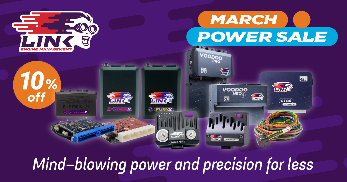 LINK ECU March Power Sale