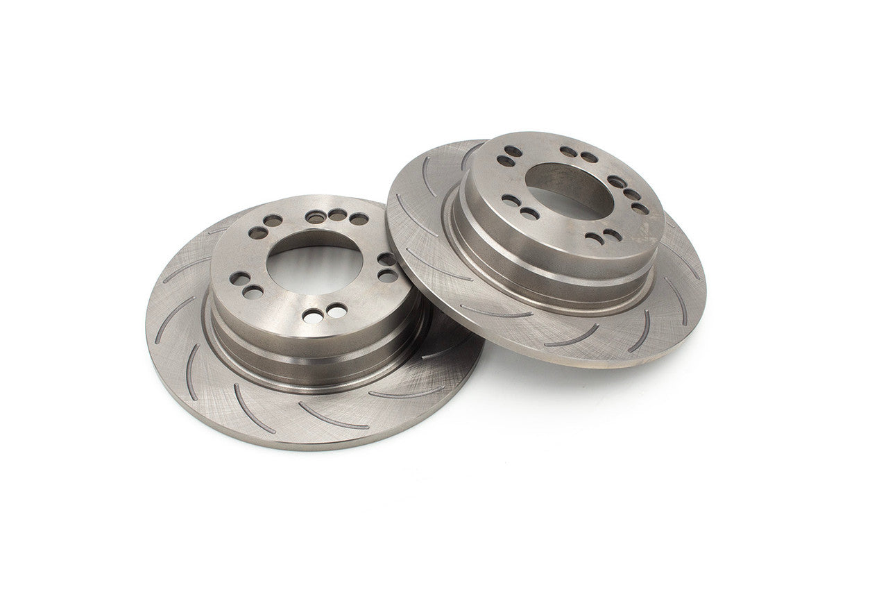 ROFU - Max Street Friction Slotted Rear Dual Drilled 5x114.3 / 5x120 Rotors BMW E36 280x10