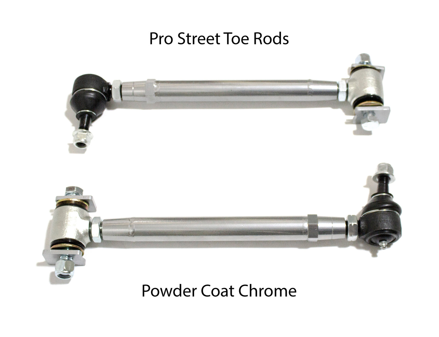 MX83 Toe Rods - Pro Street - Chrome