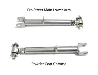 MX83 Rear Adjustable Arms - Pro Street - Chrome