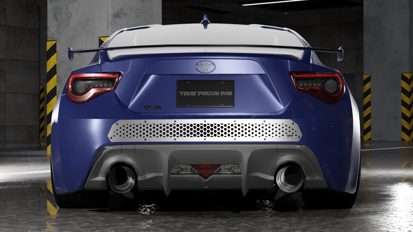 True Focus Fabrication - Scion FR-S / Subaru BRZ - Rear Bumper Vent Diffuser