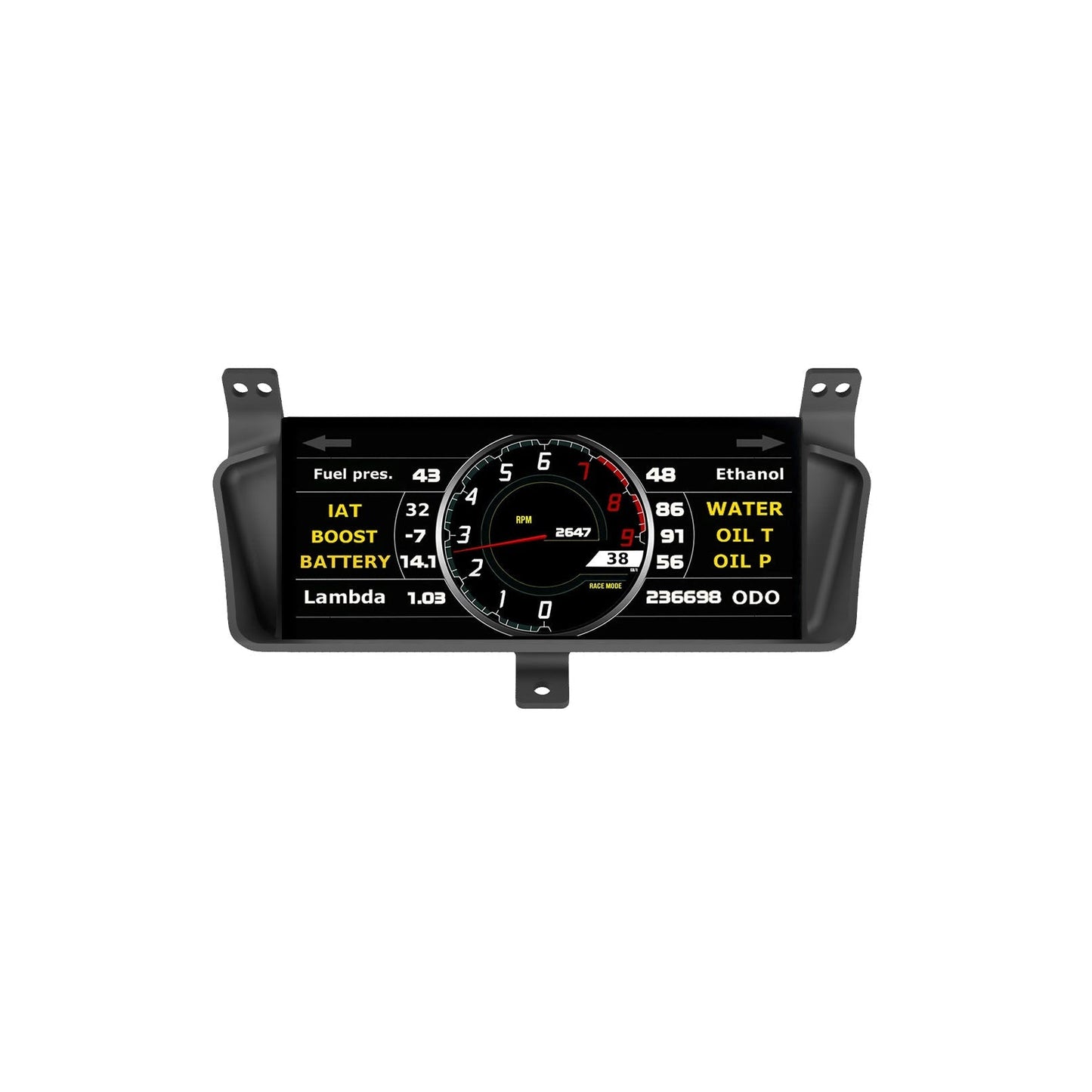 Mako Motorsport - Powertune Digital Ultrawide Dash Recessed Cluster Mount (display sold separately)