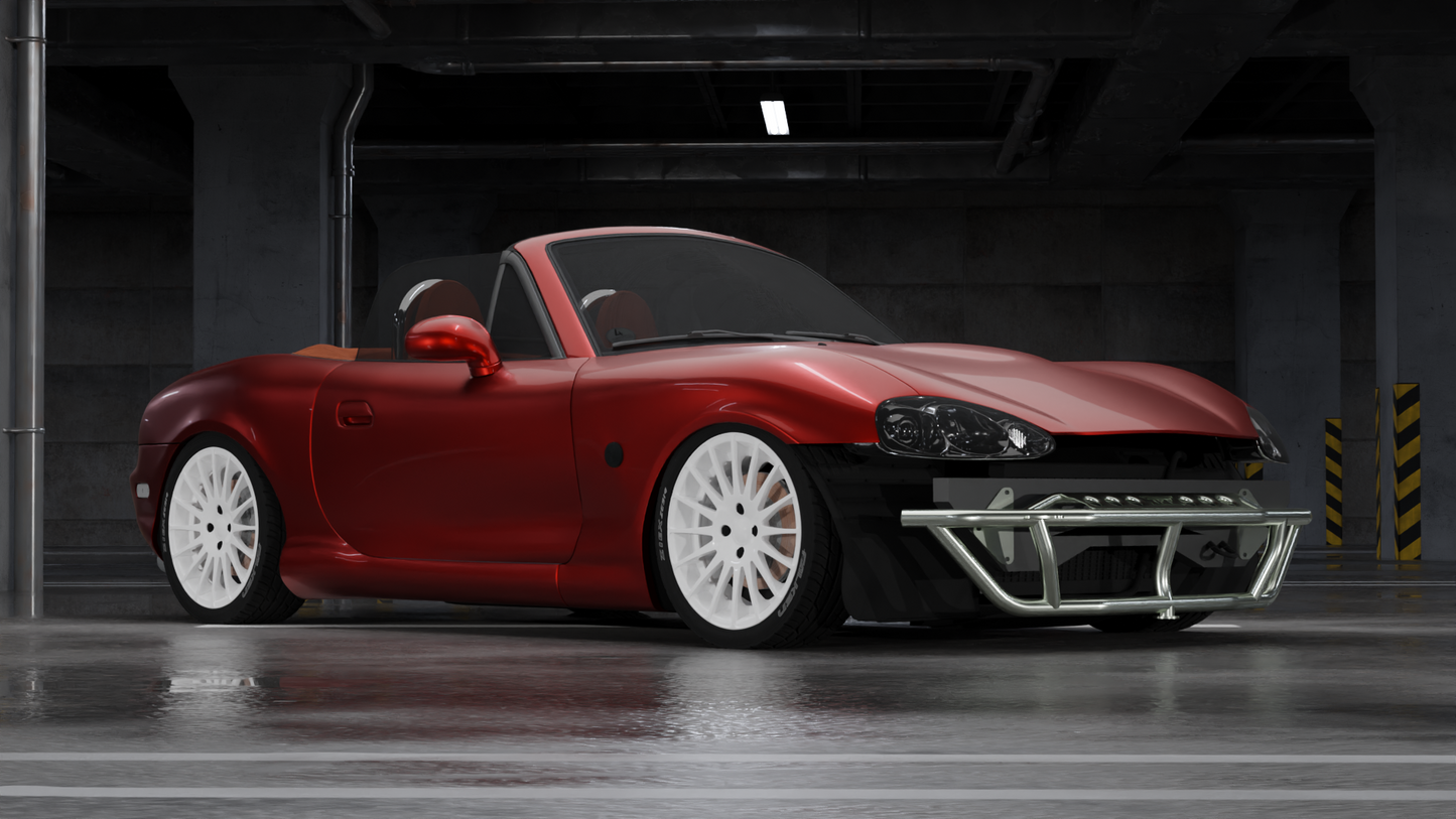 True Focus Fabrication - Mazda Miata (NB) - Dual Row Front Bash Bar