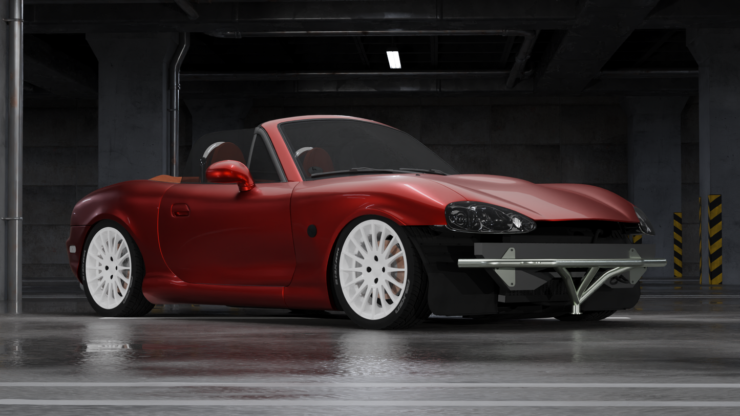 True Focus Fabrication - Mazda Miata (NB) - Front Standard Bash Bar
