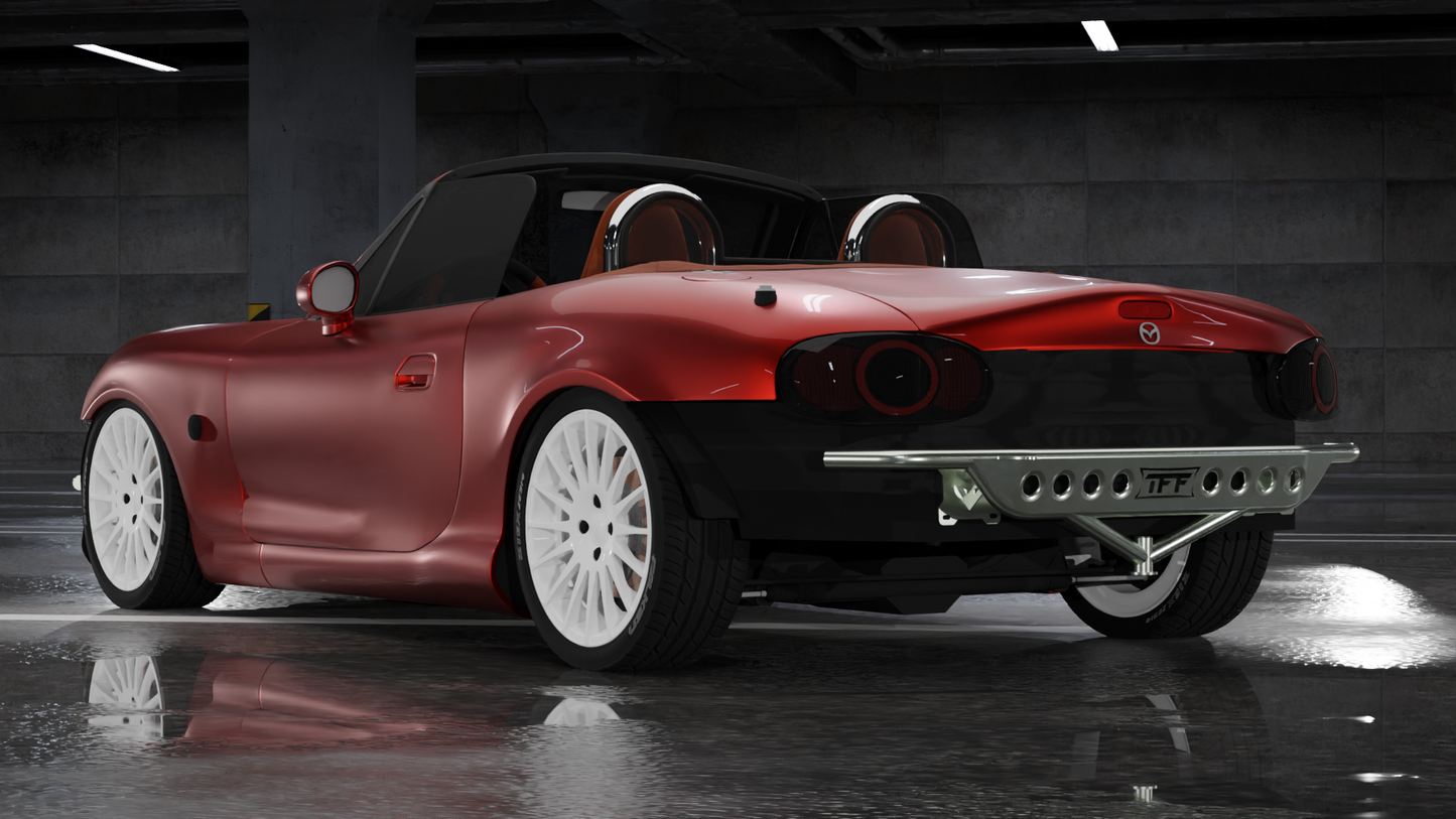 True Focus Fabrication - Mazda Miata (NB) - Street Shark Rear Bash Bar