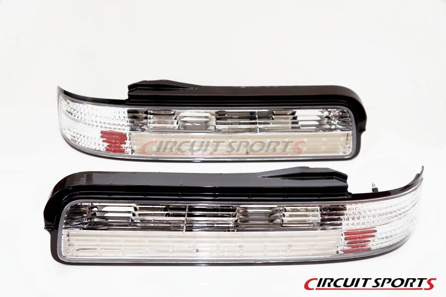 Circuit Sports Fully Transparent LED Tail Light Kit 2 pcs for Nissan 240SX Coupe '89-'94
