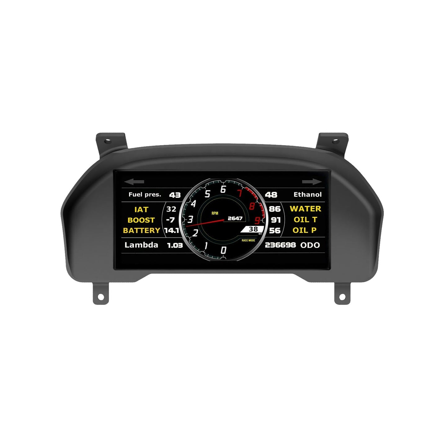 Mako Motorsport - Powertune Digital Ultrawide Dash Recessed Cluster Mount (display sold separately)