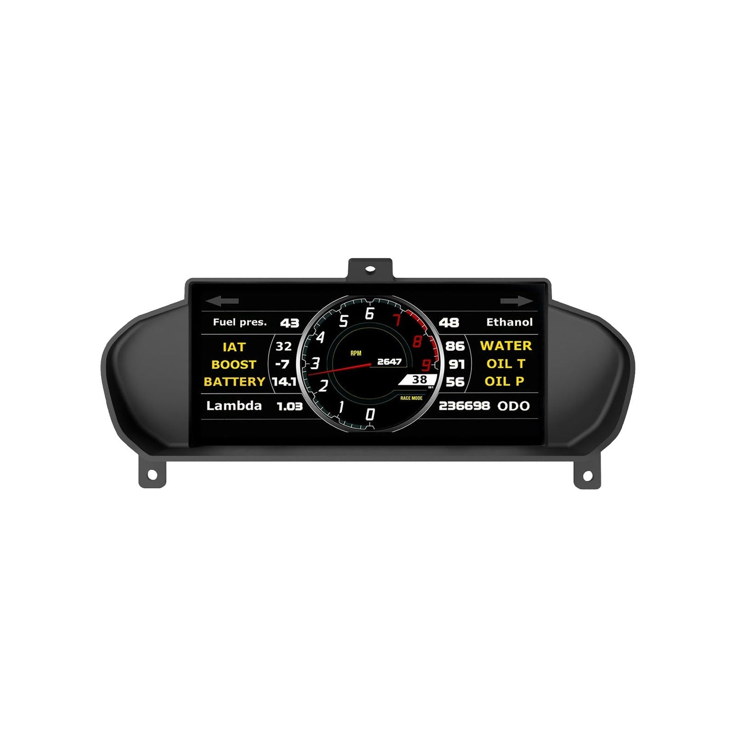 Mako Motorsport - Powertune Digital Ultrawide Dash Recessed Cluster Mount (display sold separately)