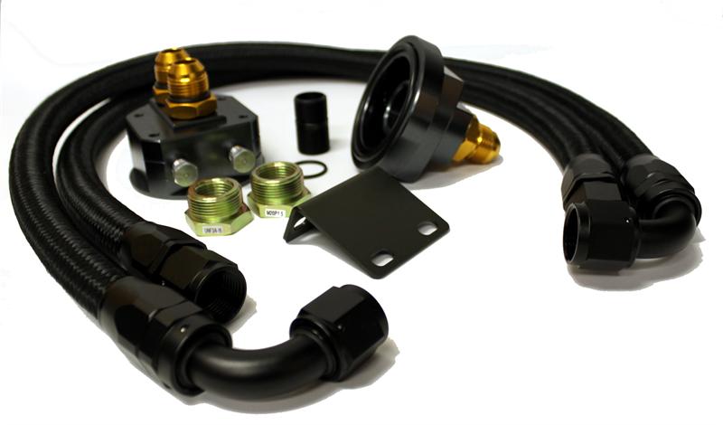 Prosport Inc. - Oil Filter Relocation Kit-Black