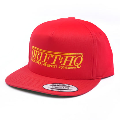 Drift HQ - SOMBRERO SNAPBACK HOT CRIMSON