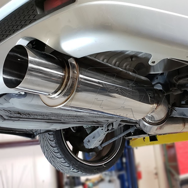 PHR -  4.0" Single Exhaust for IS300 - 4.0" Stainless tubing with a Vibrant muffler - 5.0" Polished Tip