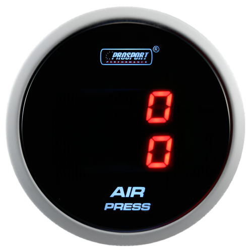 Prosport Gauges - 2-1/16" Digital Dual Air Pressure Gauge - LCD Display