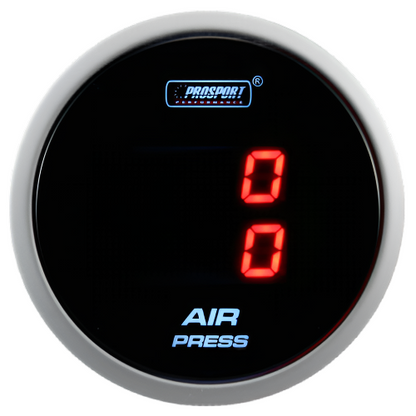 Prosport Gauges - 2-1/16" Digital Dual Air Pressure Gauge - LCD Display
