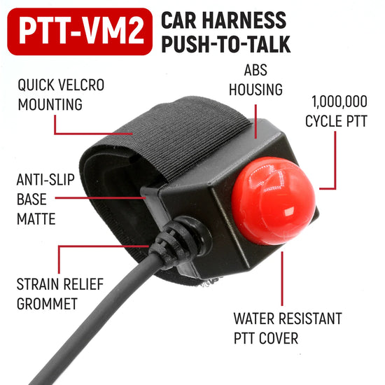 Rugged Radios - The Driver - RUGGED Wired Driver Only Communication Kit with RDH16 Radio