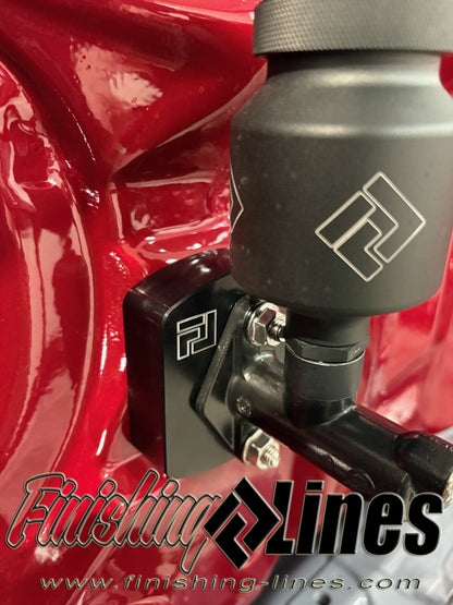 Finishing Lines - RHD Honda/Acura Clutch Master Cylinder Adapter - BLACK EDITION