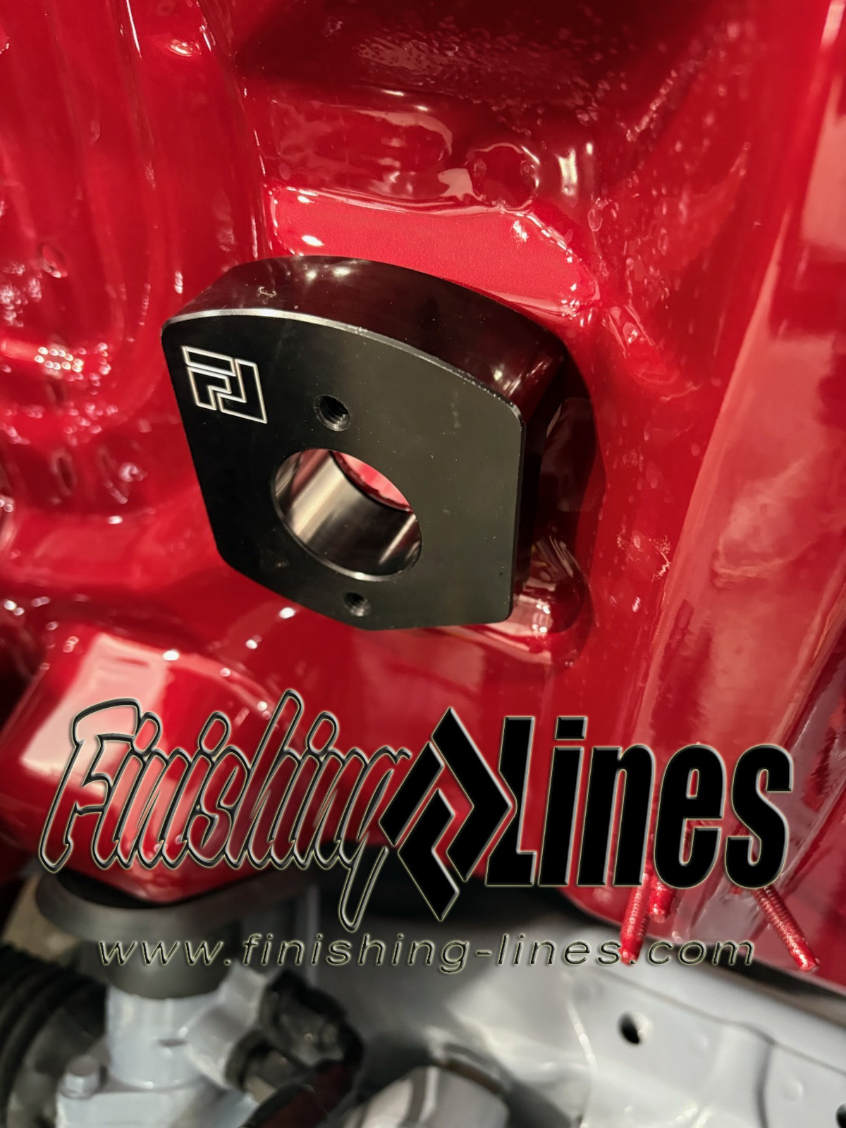 Finishing Lines - RHD Honda/Acura Clutch Master Cylinder Adapter - BLACK EDITION