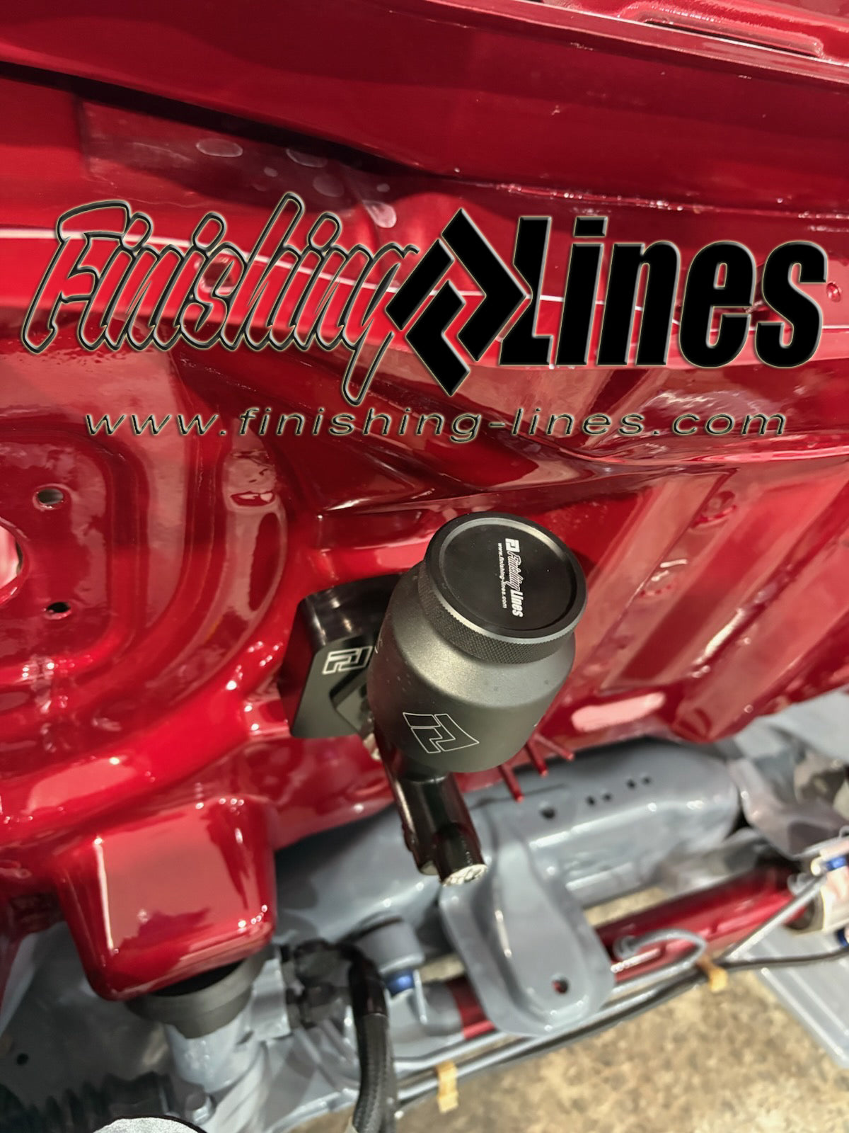 Finishing Lines - RHD Honda/Acura Clutch Master Cylinder Adapter - BLACK EDITION