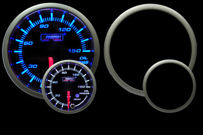 Prosport Gauges - 2-1/16" Premium Blue/White Oil Pressure Gauge