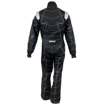 Zamp ZR-11 SFI 3.2A/1 Black Single Layer Youth Race Suit Small