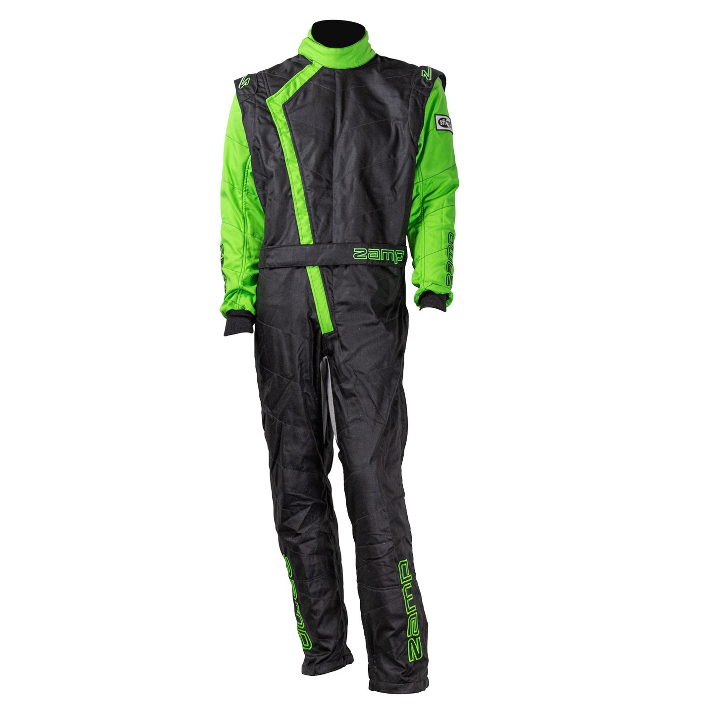 Zamp ZR-40 Race Youth Suit SFI 3.2A/5 Green/Black Large