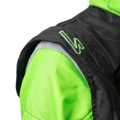 Zamp ZR-40 Race Suit SFI 3.2A/5 Green/Black Large