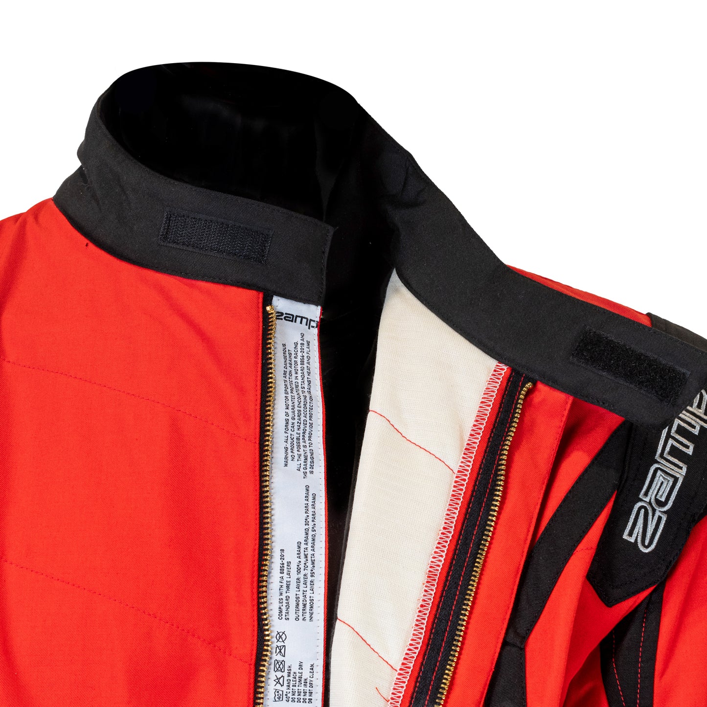 Zamp ZR-52F FIA8856-2018/SFI 3.2A/5 Red Lightweight Three Layer Race Suit Small