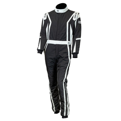 Zamp ZR-52F FIA8856-2018/SFI 3.2A/5 Black Lightweight Three Layer Race Suit XXX-Large