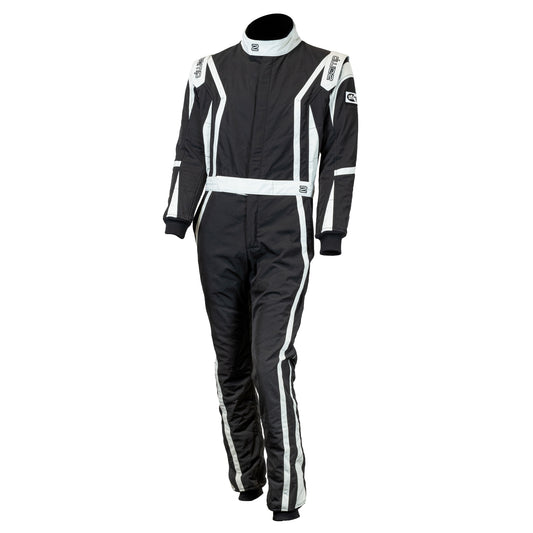 Zamp ZR-52F FIA8856-2018/SFI 3.2A/5 Black Lightweight Three Layer Race Suit Small